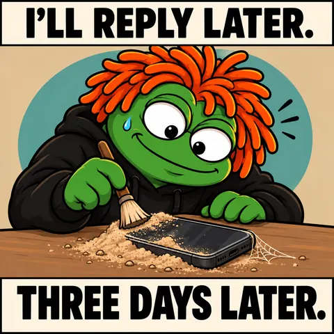 I'll reply later. Three days later.