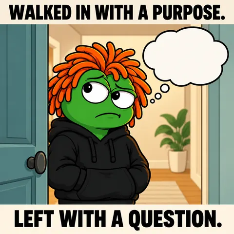 Walked in with a purpose. Left with a question.