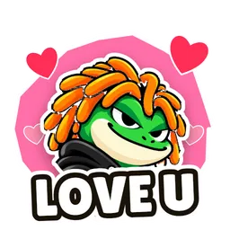 Pippy sticker: love