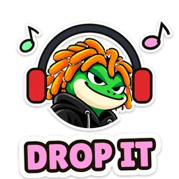 Pippy sticker: dj pippy