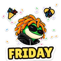 Pippy sticker: friday