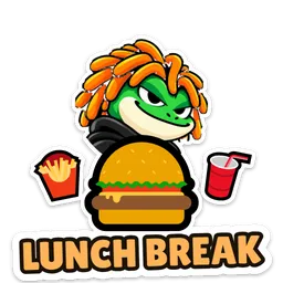 Pippy sticker: lunch break
