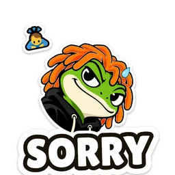Pippy sticker: sorry
