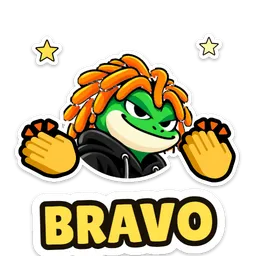 Pippy sticker: bravo
